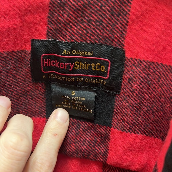 Hickory Shirt Co. Buffalo Flannel 1/4 Zip - Picture 5 of 5